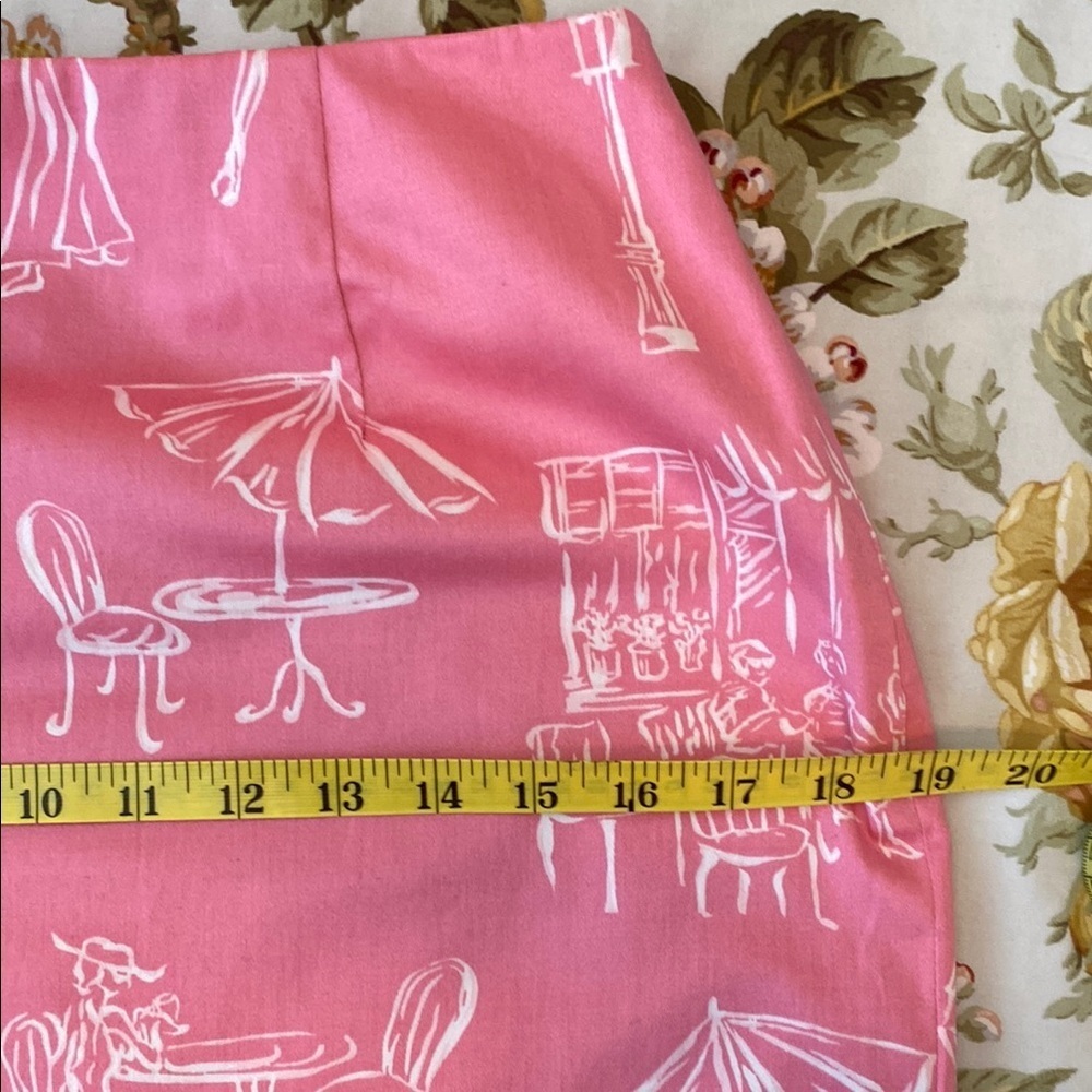 Talbots Pink Mini Pencil Skirt Resort Wear-Size 6P - Picture 12 of 12